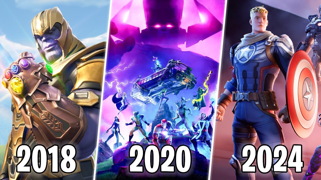 All Fortnite x Marvel Trailers and Cinematics (2018 - 2026)