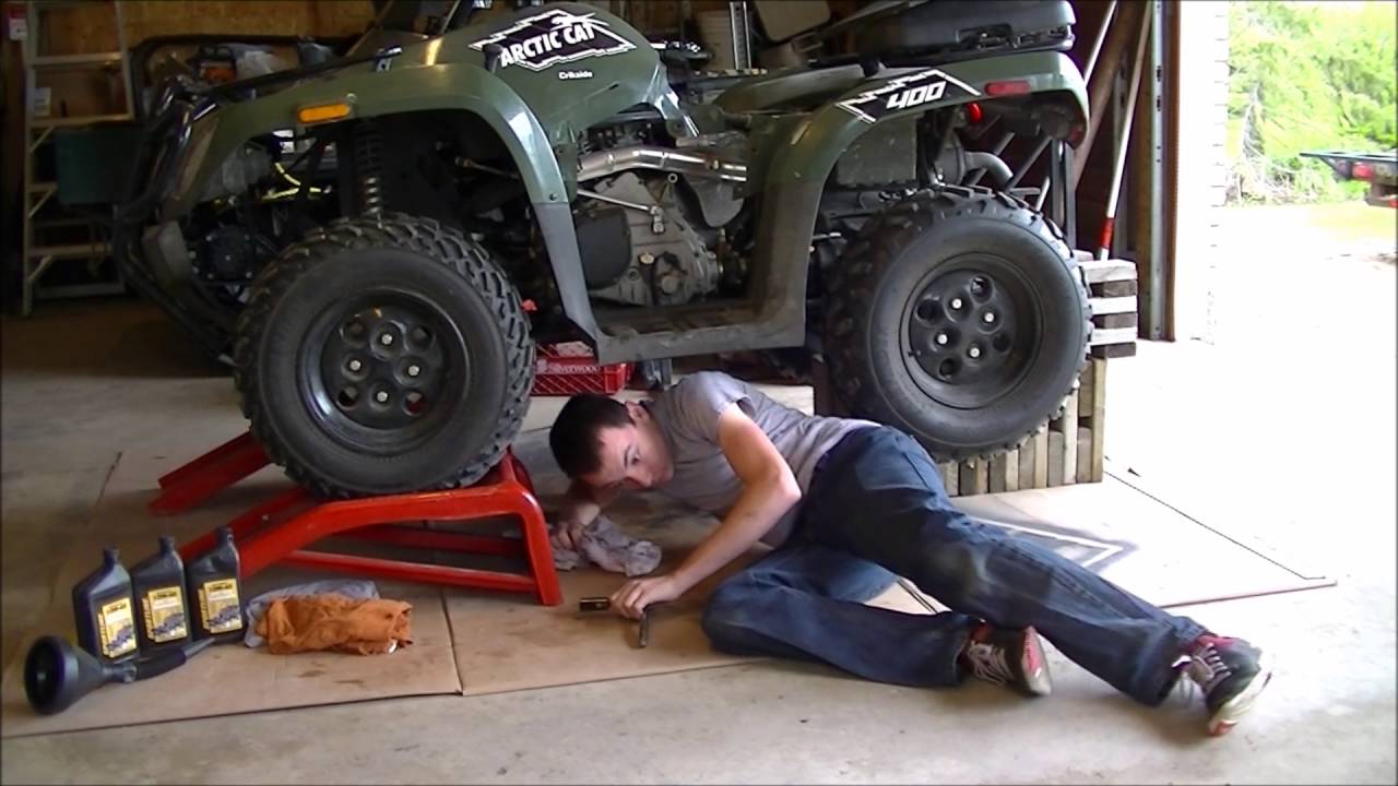 Arctic cat oil change
