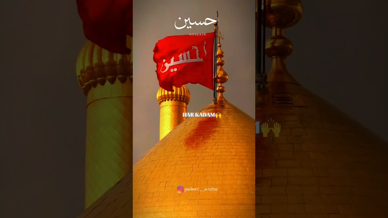 𝗝𝗮𝗻𝗮𝗺 𝗬𝗮 𝗛𝘂𝘀𝘀𝗮𝗶𝗻 𝗔.𝗦🕊️🌸.#hussain #karbala #muharram #moharram #viral #trending #shorts #quran #yaali