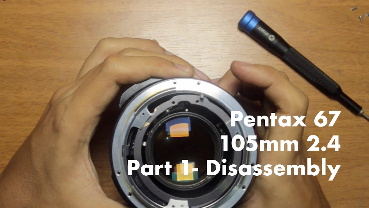 Pentax 67 105mm 2.4 - Part 1 Disassembly