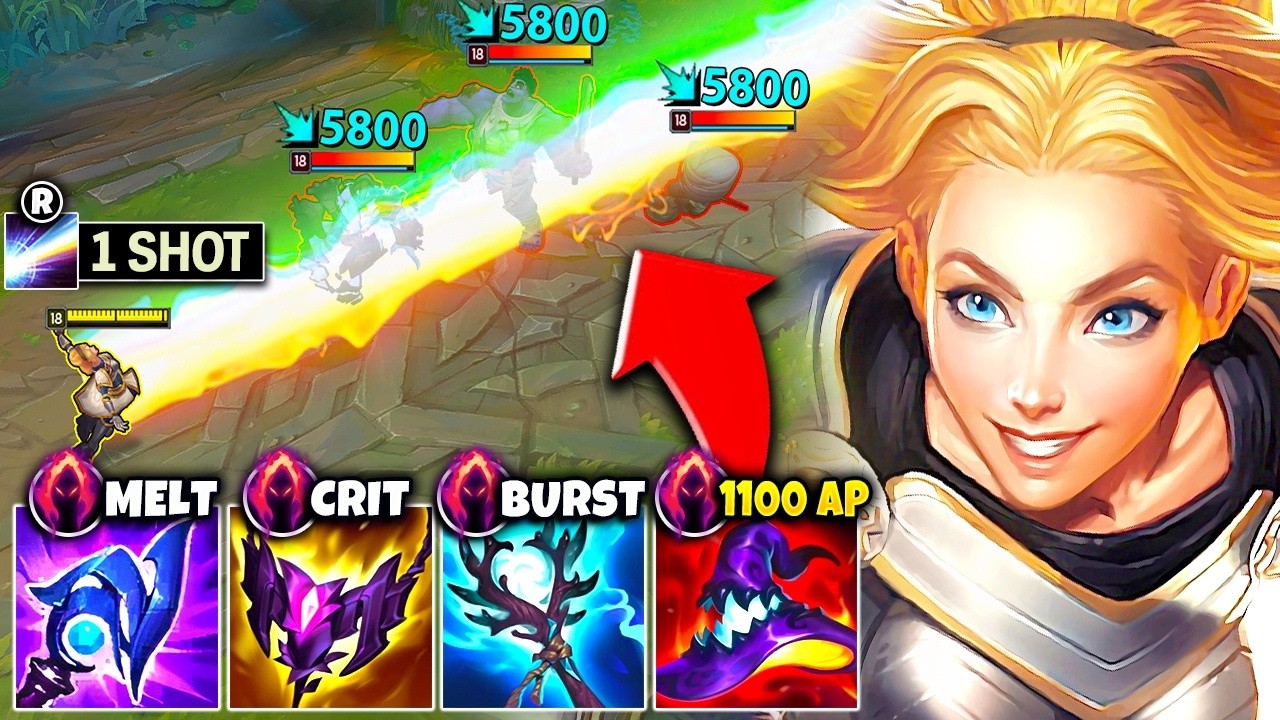 I CREATED THE HARDEST HITTING LUX LASER OF ALL-TIME! (1100 AP = INSTANT ONE SHOT)