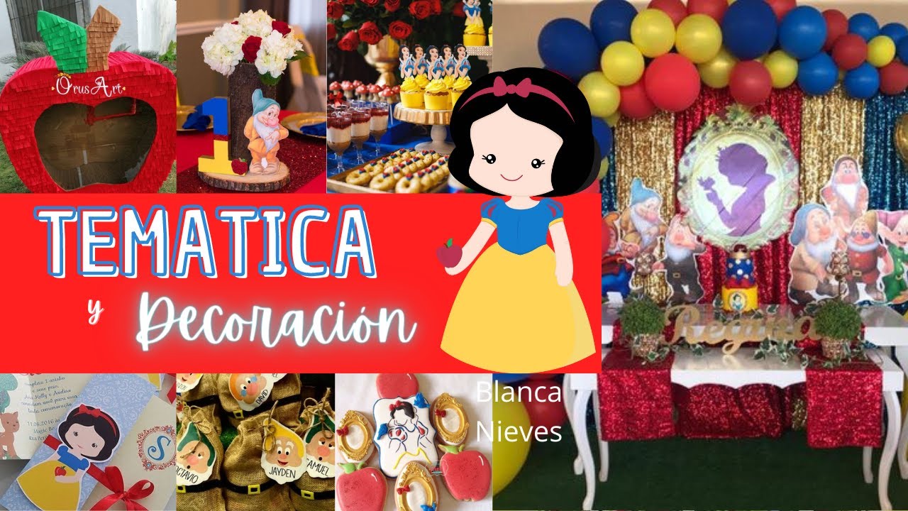 BLANCA NIEVES// FIESTAS DECORACIÓN// IDEAS