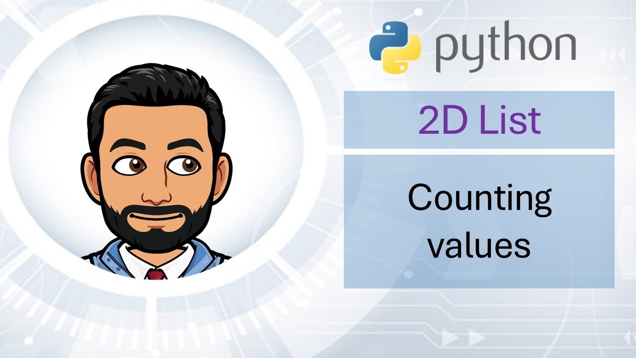 Searching and counting the amounts of values in a 2D List @MyComputerScienceTeacher - Lesson 19