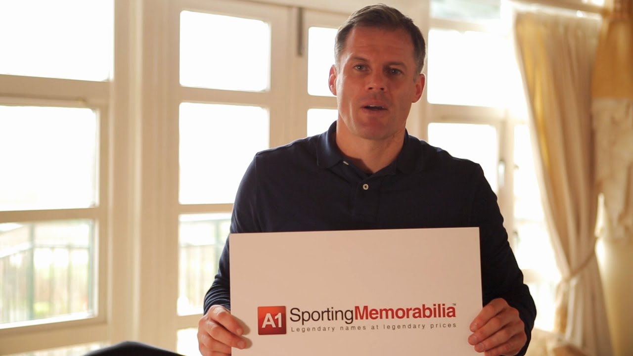 Jamie Carragher Exclusive Range Of Signed Memorabilia Brought To You By A1 Sporting Memorabilia