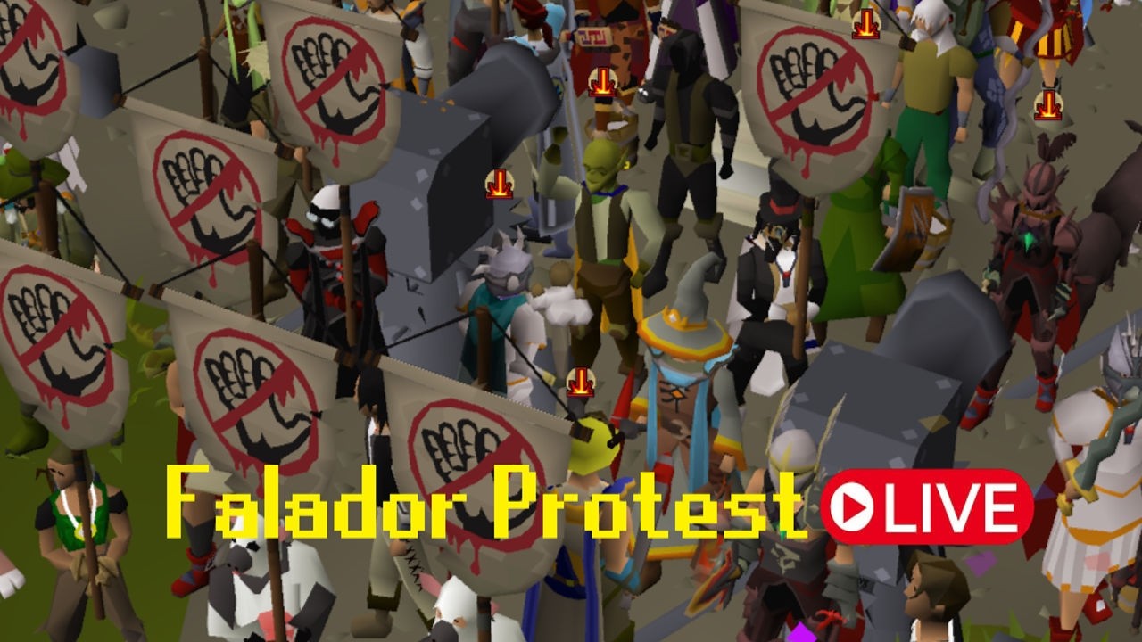 Falador Protest (Day 4) *Live Coverage*