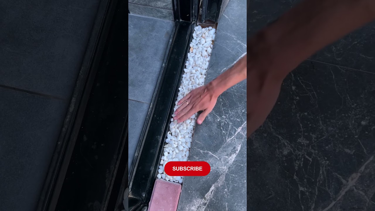 LED strip secret install under the door frame  