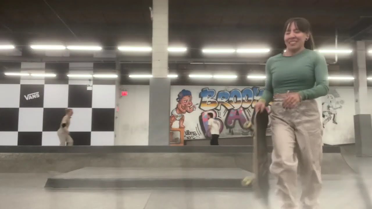 trying to ollie over the curb with smaller wheels