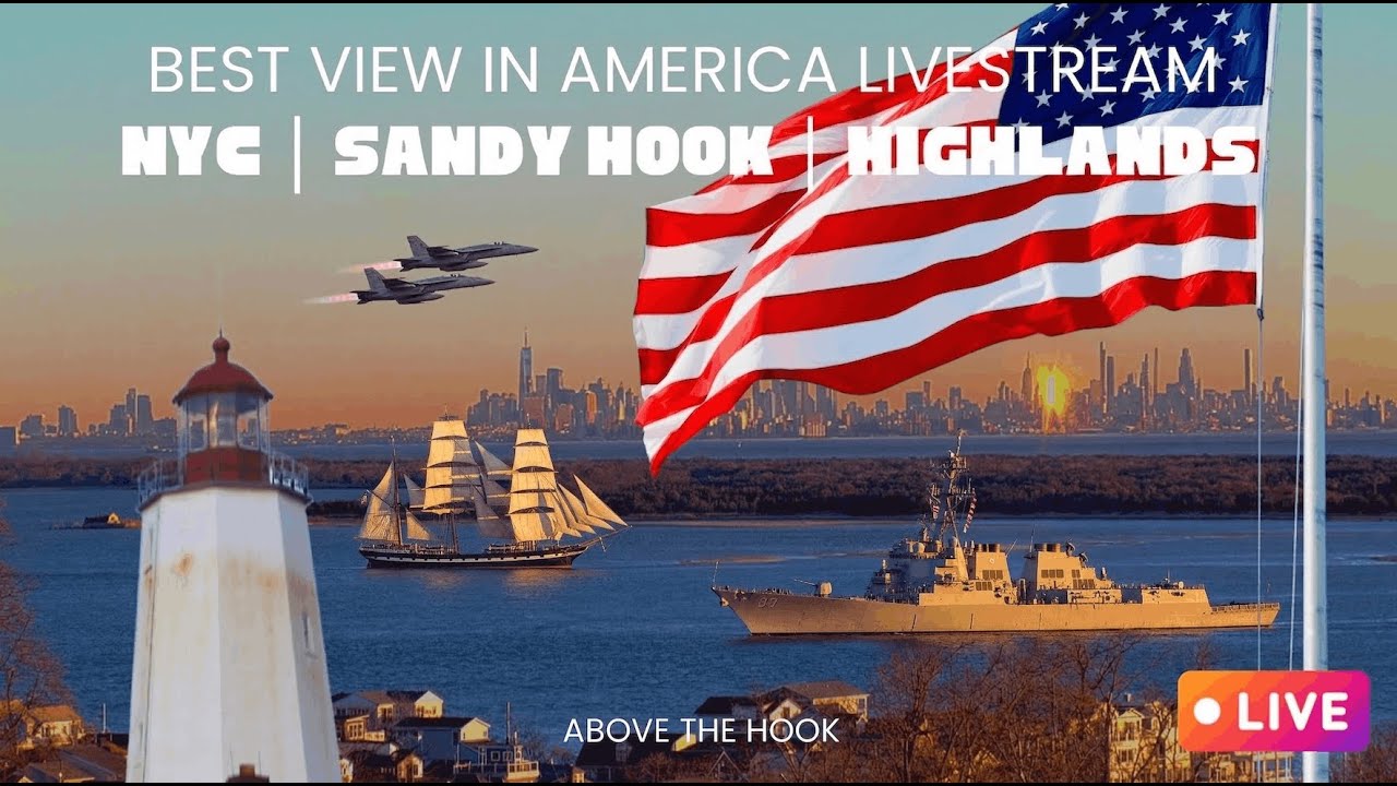 Sandy Hook Bay | NYC Skyline | Highlands NJ Harbor Cam Livestream