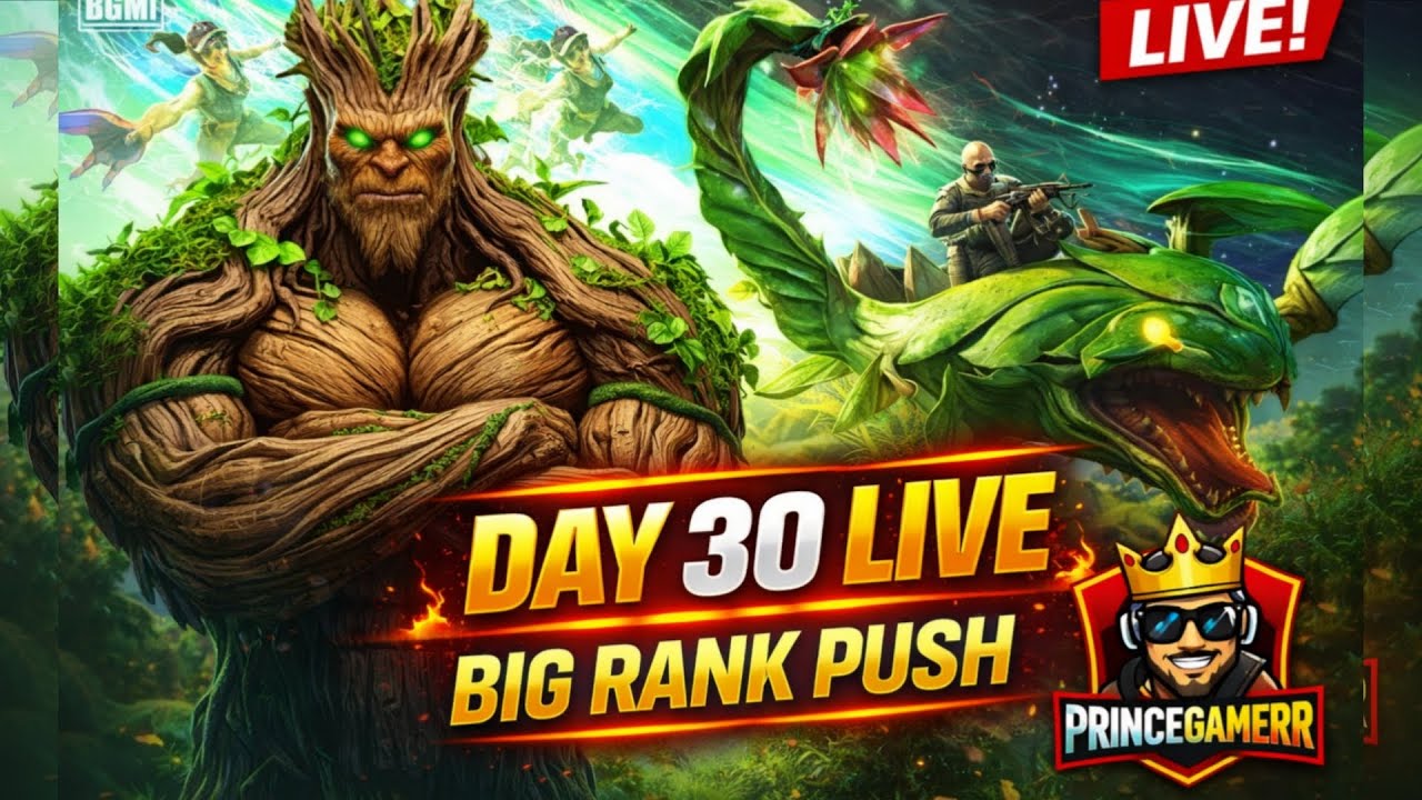 BGMI Day 30 LIVE 🔥 Road to Conqueror | Insane Clutch