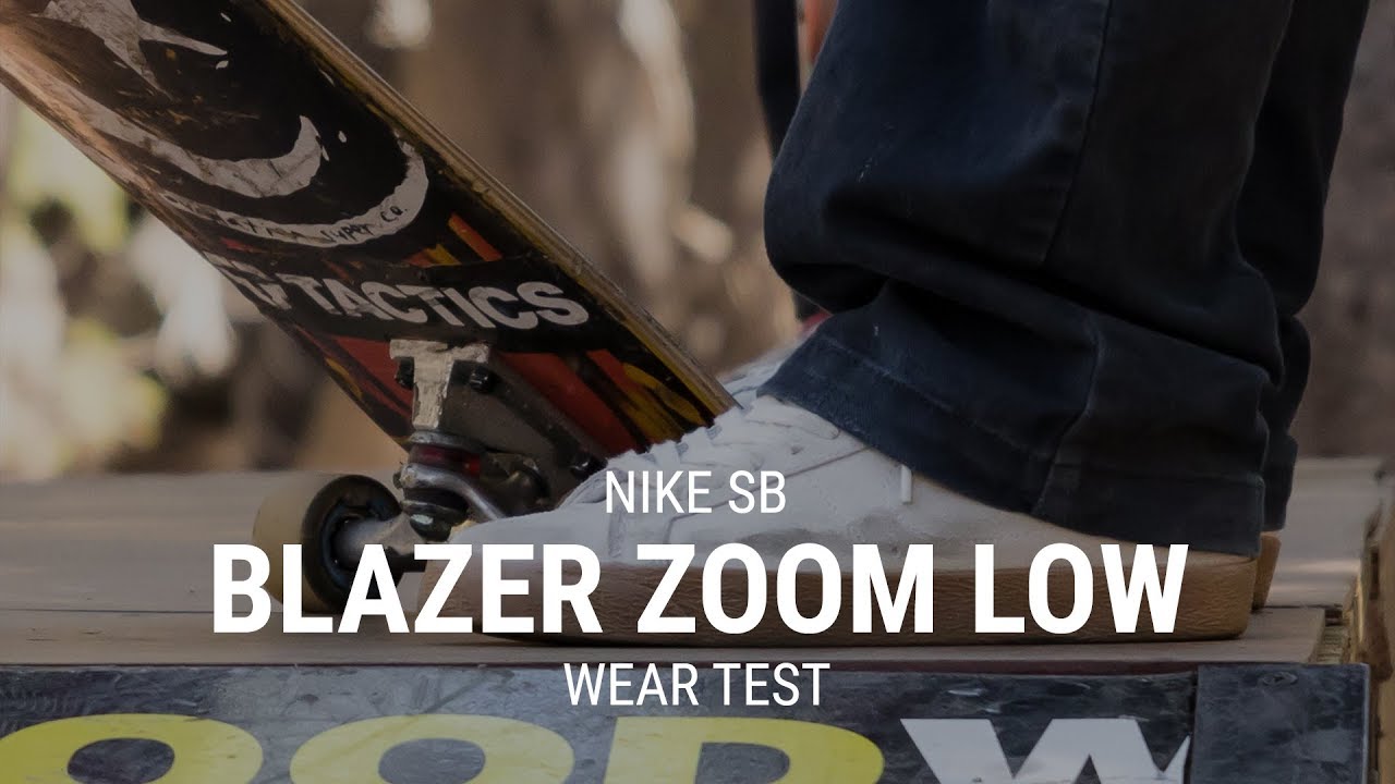 Nike SB Blazer Zoom Low Skate Shoe Wear Test Review - Tactics