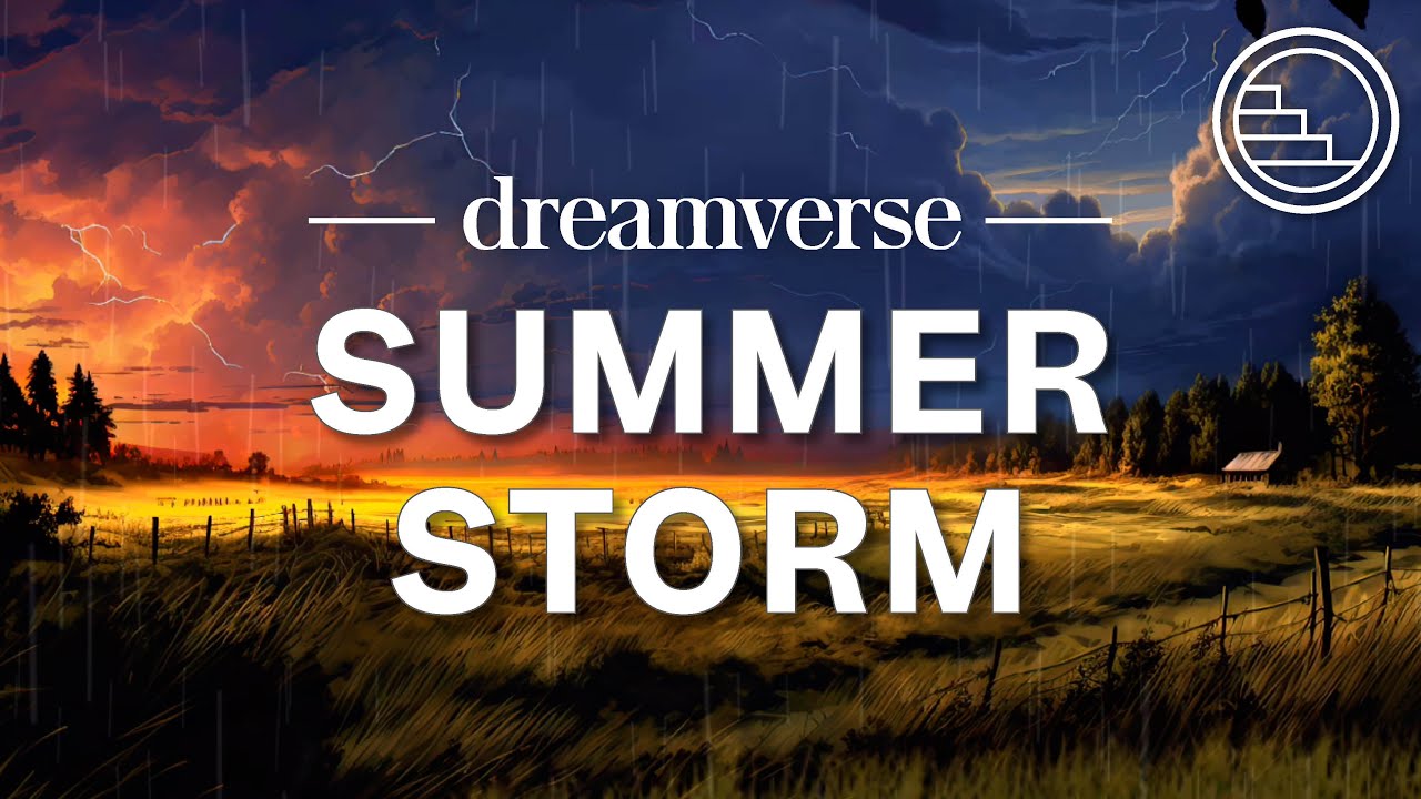 Lucid Dream ⛈ Binaural Summer Thunderstorm ~ 10 Hour of Relaxing and Unwinding