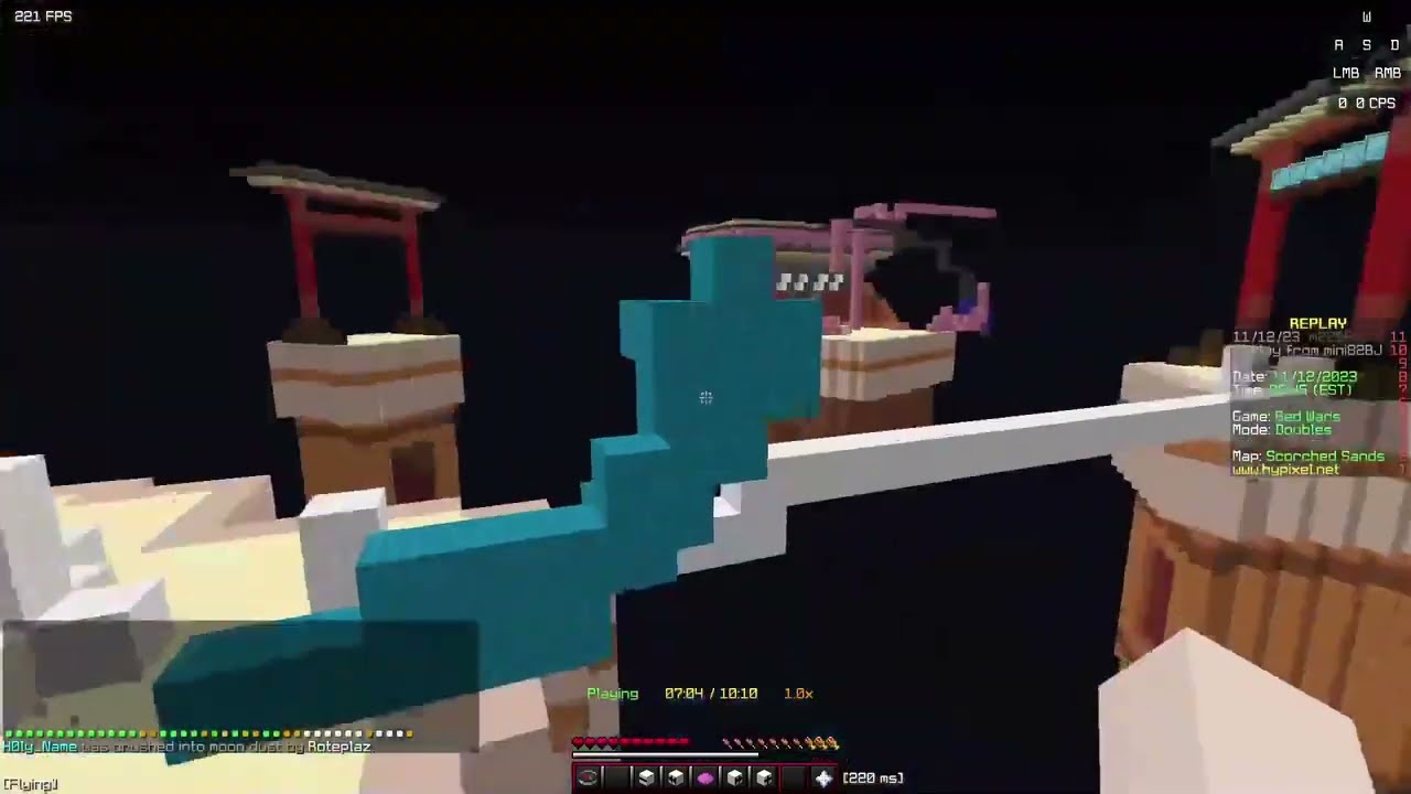 11 Block CLUTCH In Hypixel Bedwars!