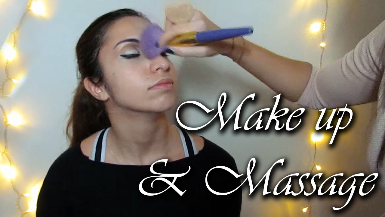Make up artist with Alessia - Massage, Soft spoken, Relax -  ASMR