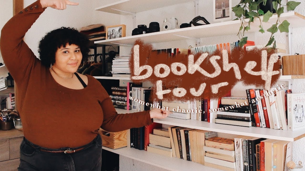 Bookshelf Tour 2021&nbsp;🌝 (aesthetic & organized with a ✨dash✨ of chaos)