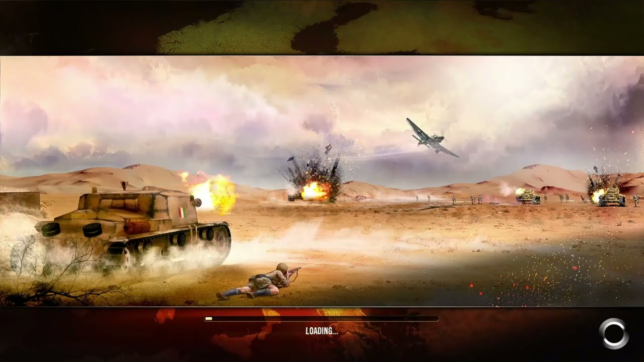 Sudden Strike 4 - Africa Desert War - Axis Campaign - 1. Battle of Sidi-Barrani (No commentary)