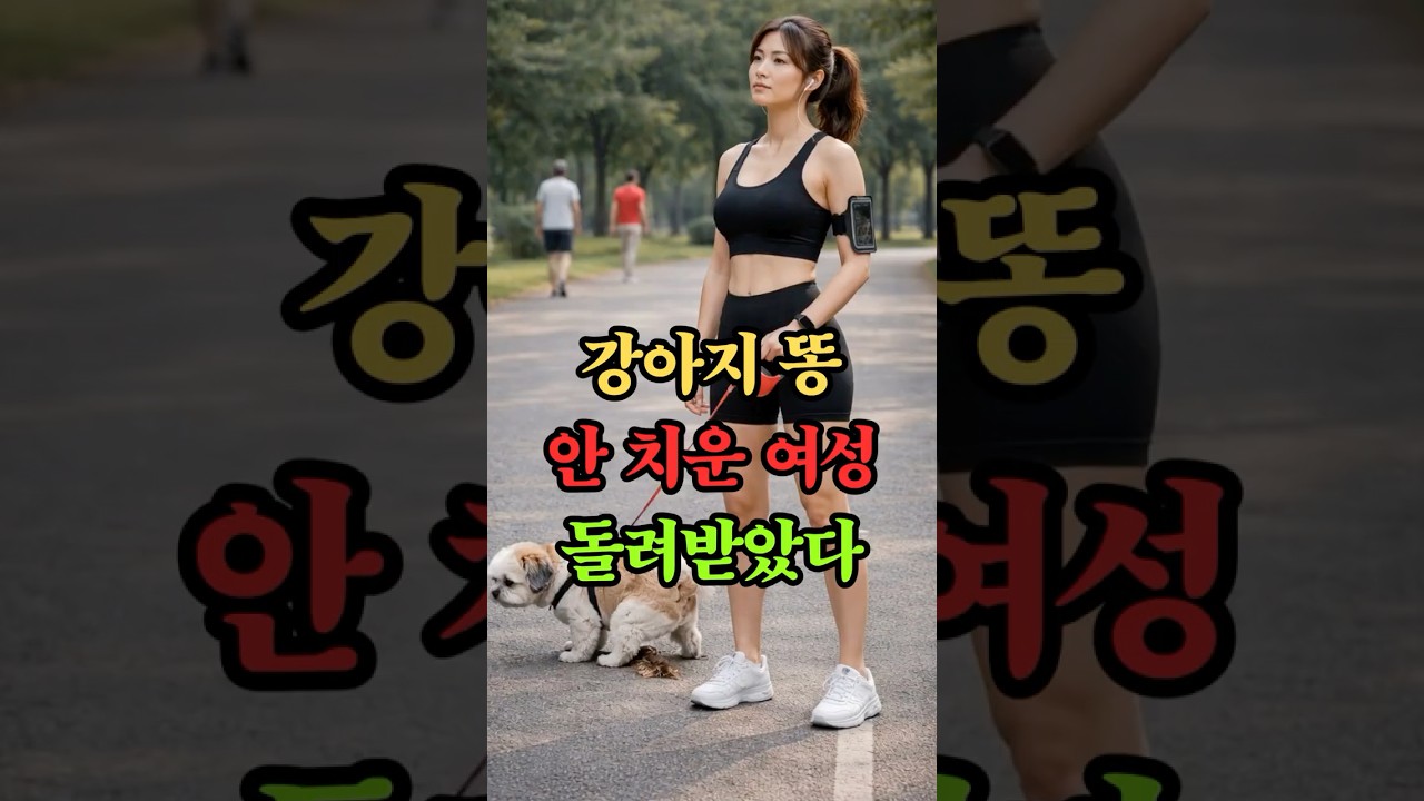 강아지 똥 안 치운 여성, 그대로 돌려받았다 #시니어드라마 #사이다사연 #시니어사연 #사연