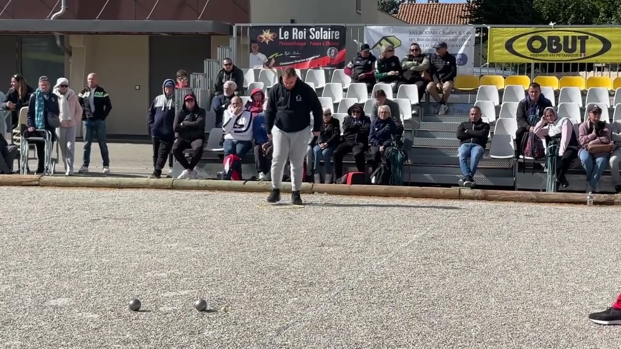 Превосходная стрельба в Nyons P&eacute;tanque Top 1000 #petanque2025 #boules