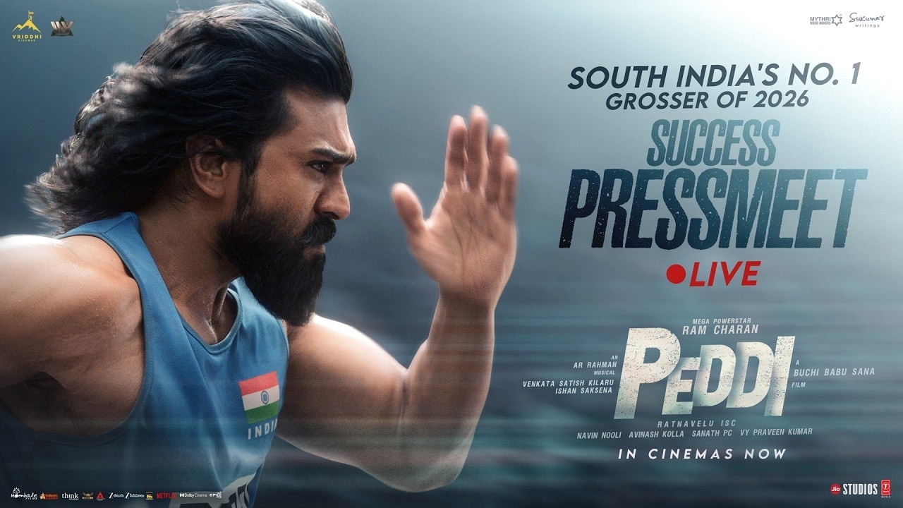 🔴 Live : Peddi Success Press Meet | Ram Charan, Janhvi Kapoor | Buchi Babu Sana | FRIDAY TALKS