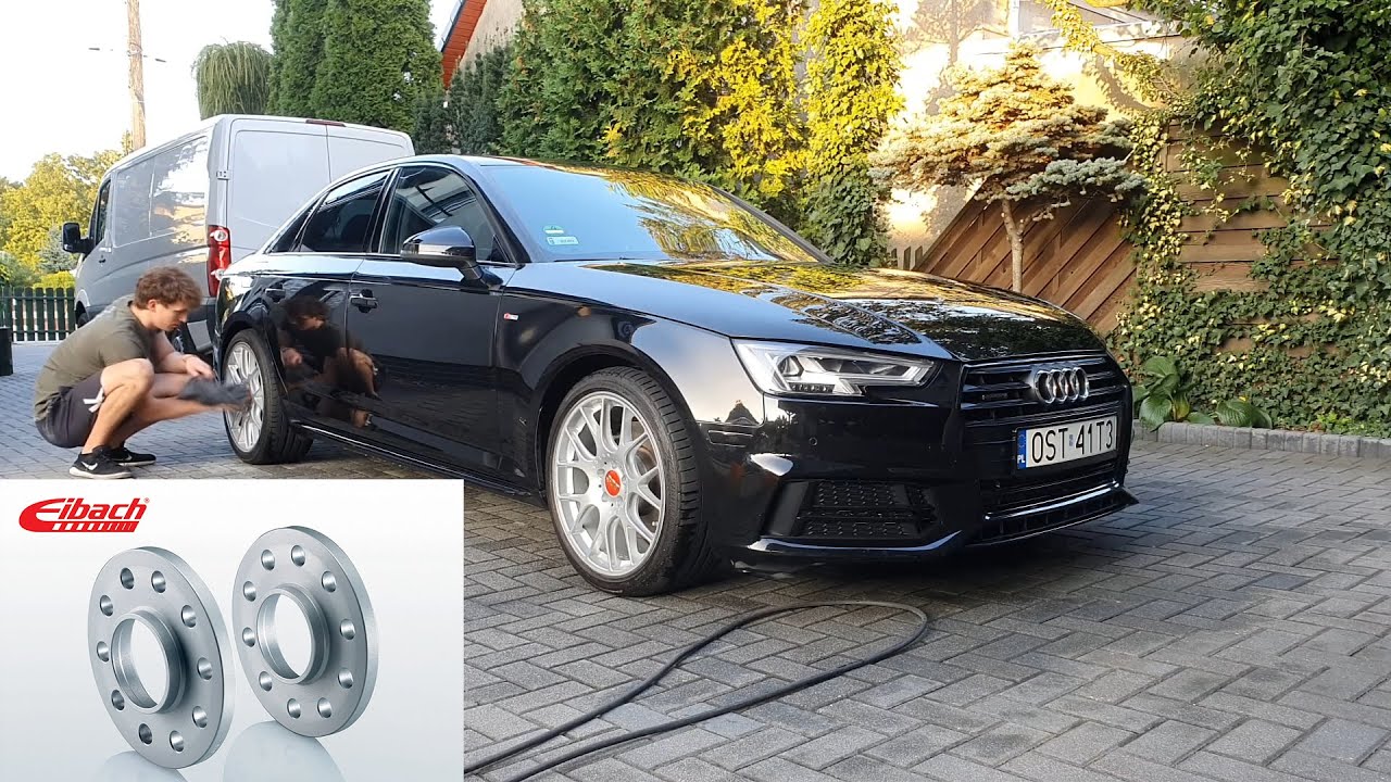 Установка проставок для колес Audi A4/A5 B9