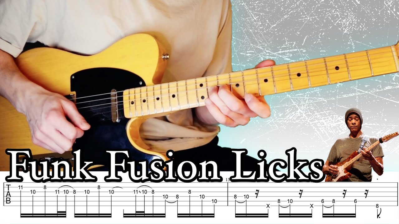 Greg Howe-Inspired Funk Fusion Licks (tabs + PDF)