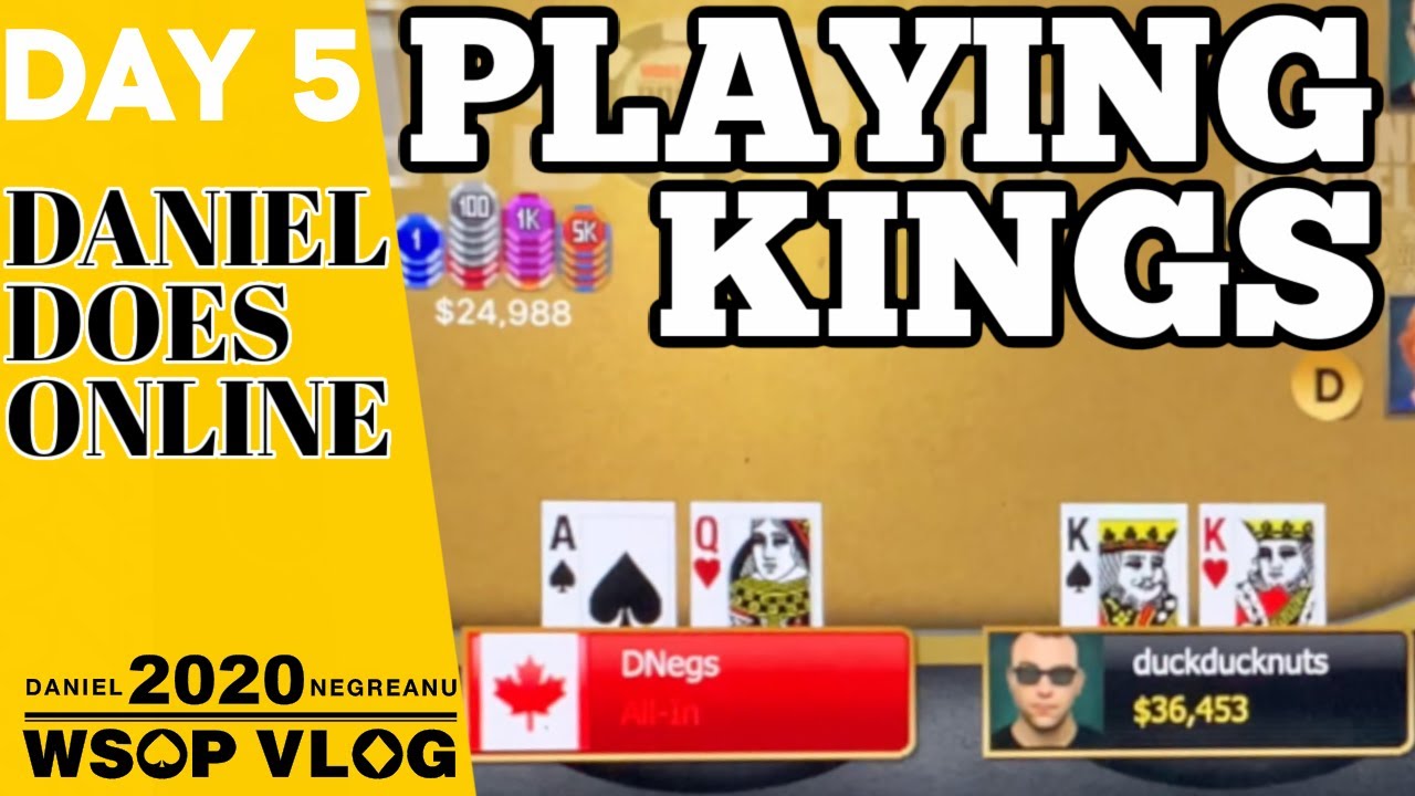 When you have KK, an Ace flops 96.3% of the time - 2020 WSOP ONLINE VLOG 5