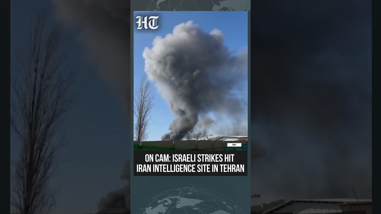 Footage Emerges of The Aftermath of A Strike Hitting Iran's Ministry Of Intelligence Site | #shorts