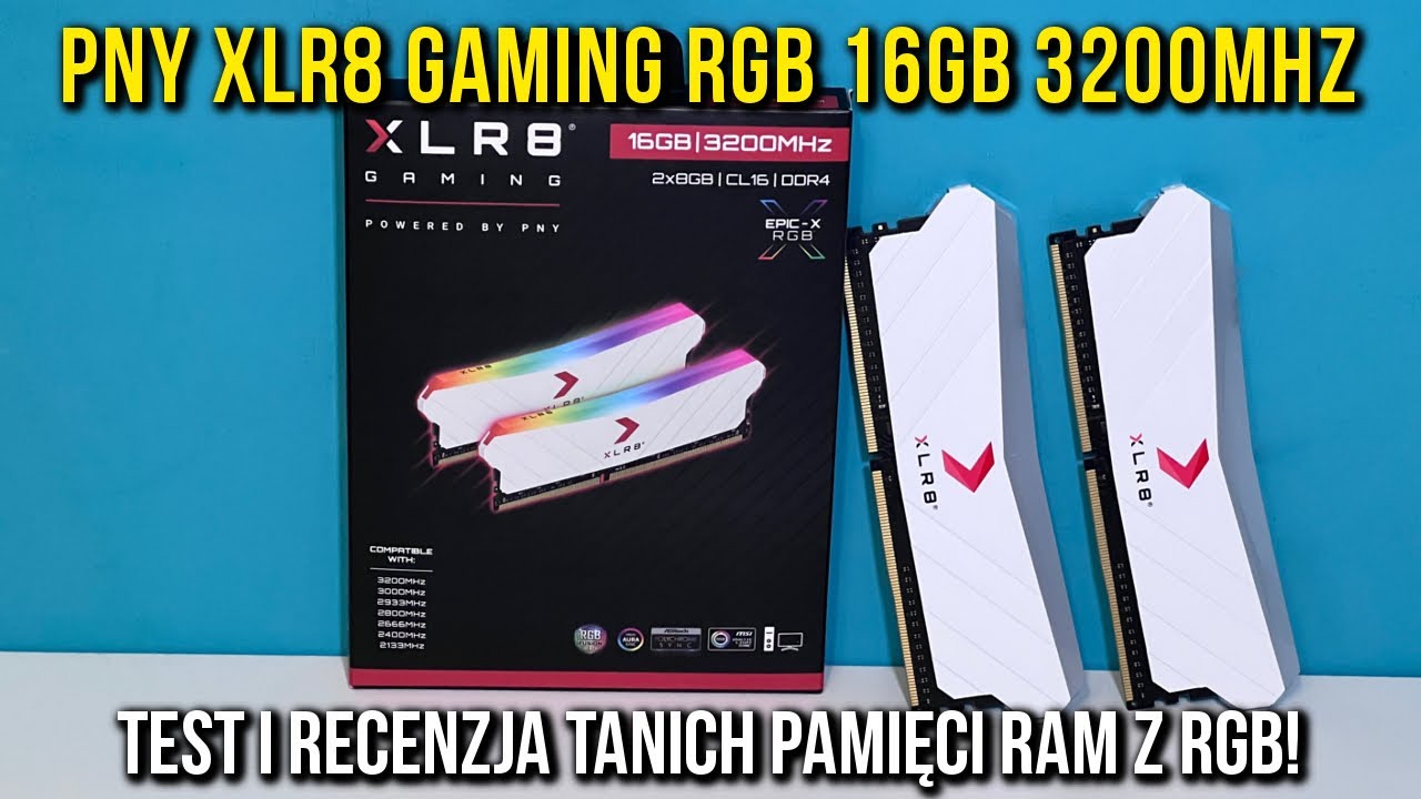 👉PNY XLR8 16GB GAMING RGB  - TEST I RECENZJA PAMIĘCI RAM! 🔥