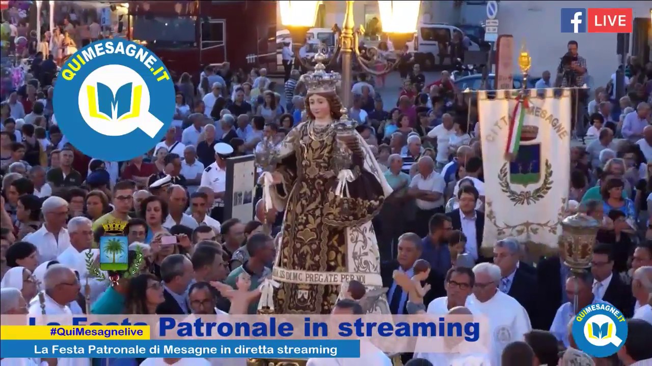 La Festa Patronale di Mesagne in diretta streaming - Consegna della Chiavi
