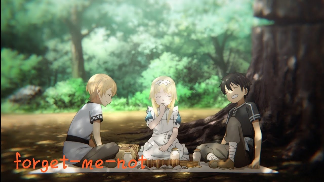 『Lyrics AMV/MAD』Sword Art Online alicization ED2 Full forget-me-not／ReoNa