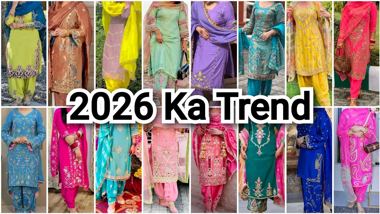 2026 ke Liye Trending Punjabi Suit Design Ideas for Girls 