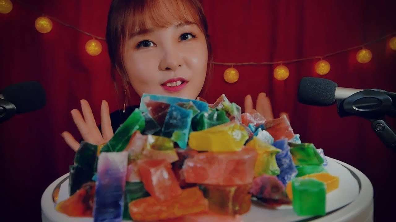 소리아라｜먹는 보석 '코하쿠토' ｜Jewelry Candy Eating sounds｜ASMR