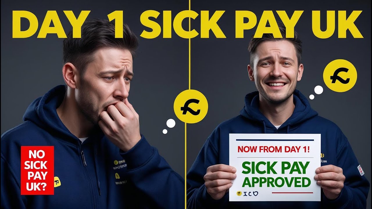 Day 1 Sick Pay for UK Workers &ndash; New 2025 Law Explained!