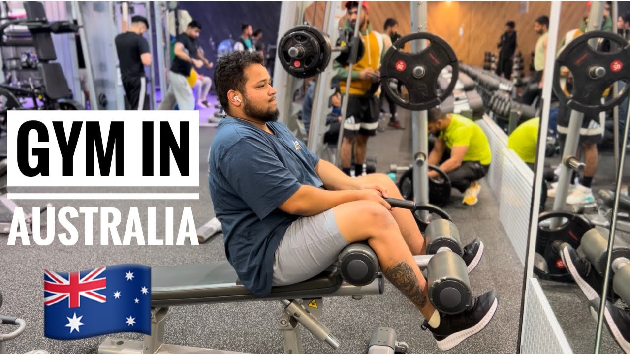 A Day In GYM 💪💪 In Australia 🇦🇺 The Anand Vlogger