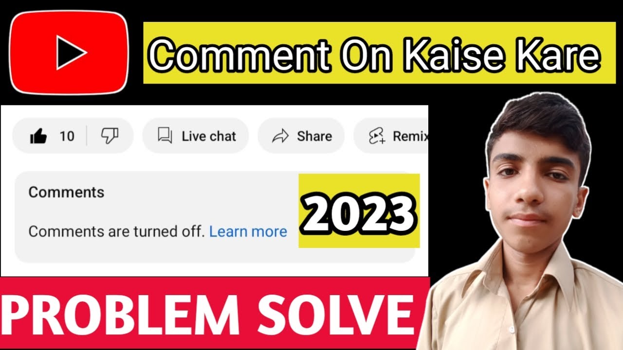 Youtube videos comments are turned off problem 2023 | Youtube comments kaise on kare | Mustafa Bhai