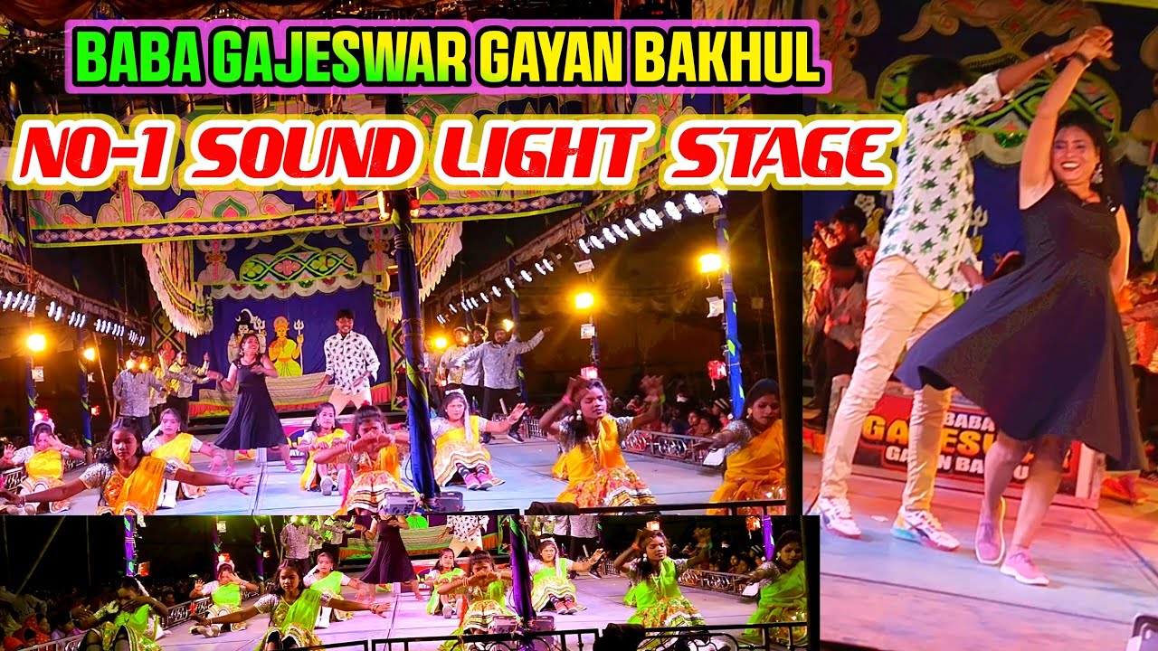 No- 1 Sound Light Stage BABA GAJESWAR GAYAN BAKHUL // Santali Jatra-2025#pandithsoren