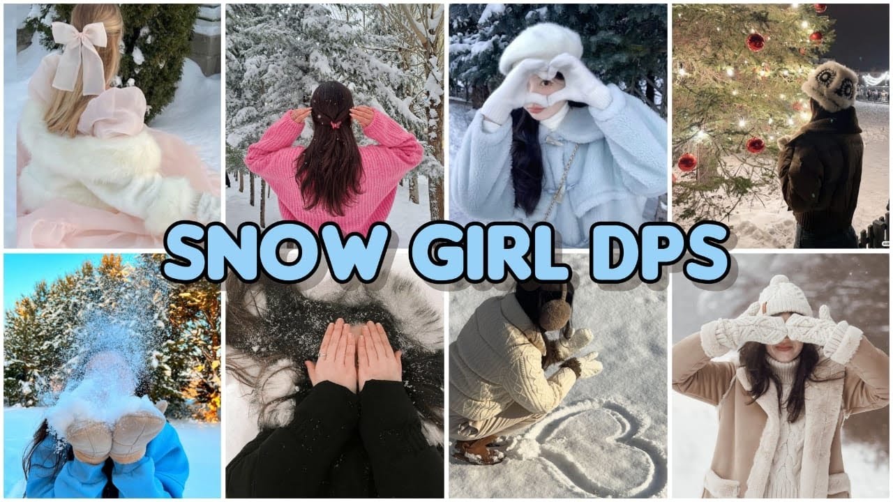 Snow Girl Aesthetic DPs ❄️✨ | Winter Vibes for Your Profile