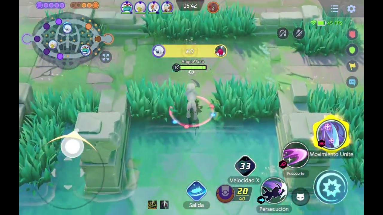 Partida Clasificatoria de pokemon Unite con Absol, 227 puntos y 22 kills, gran partida.