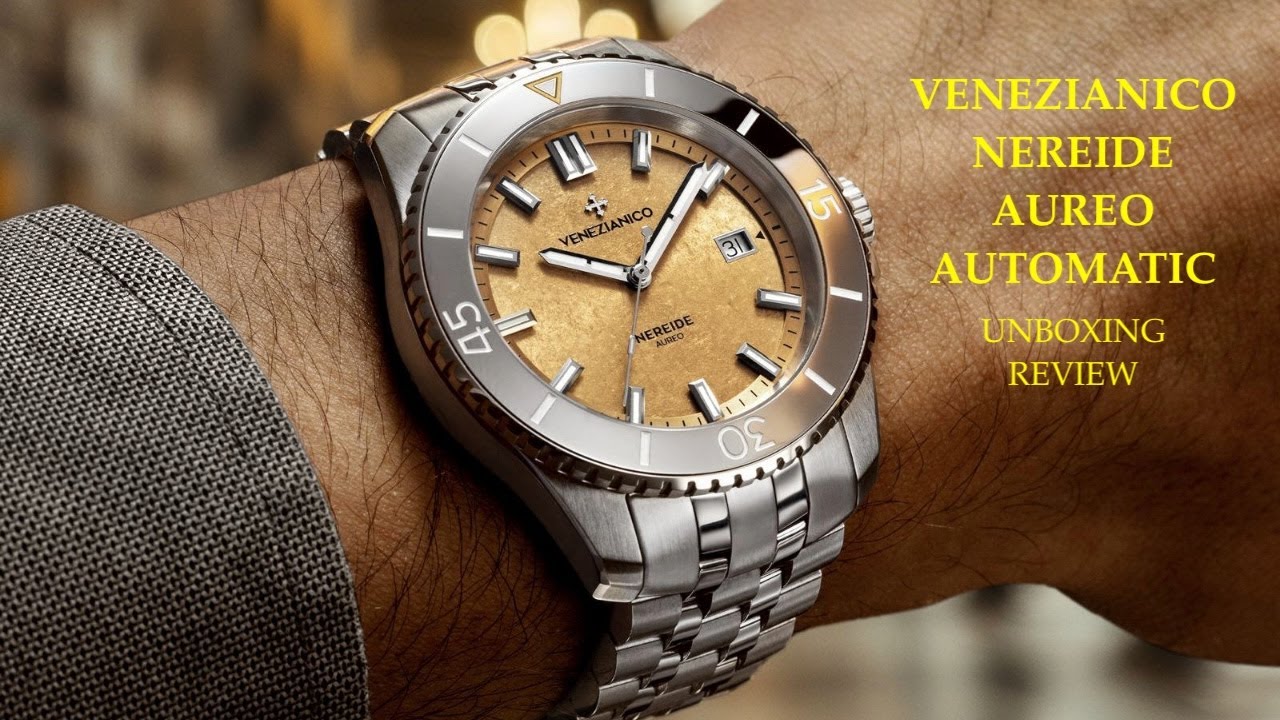 Venezianico Nereide Aureo Automatic 4521590S Watch | Review Valjoux Relogios