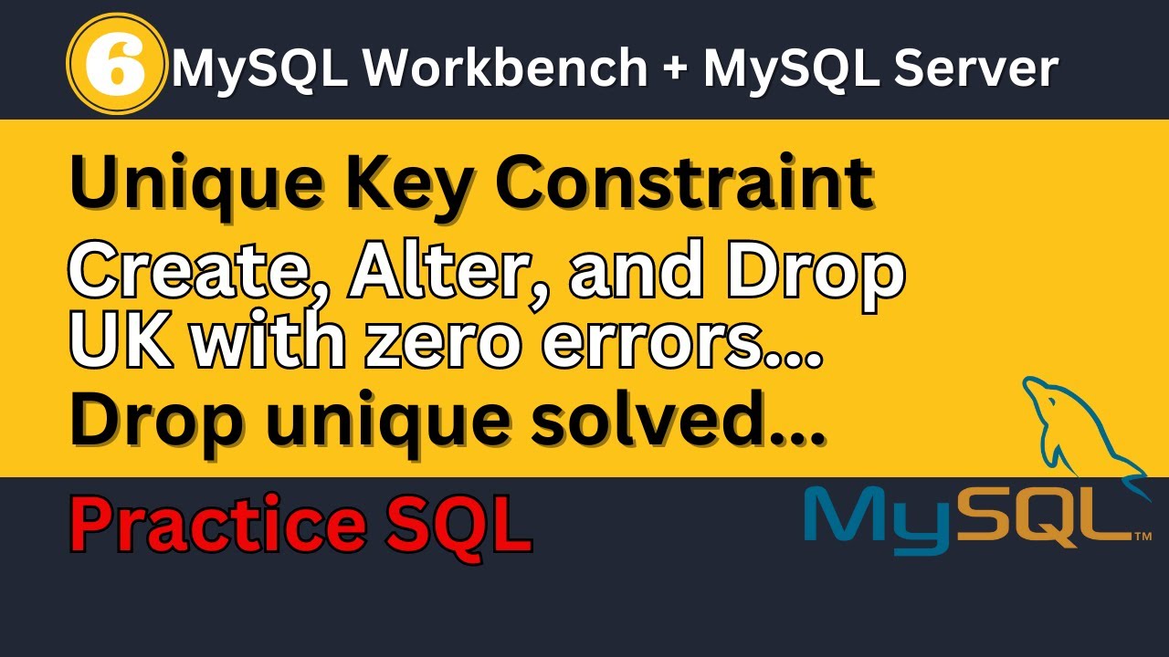 How do I add unique constraints to ALTER TABLE column? | Add UNIQUE constraint MySQL