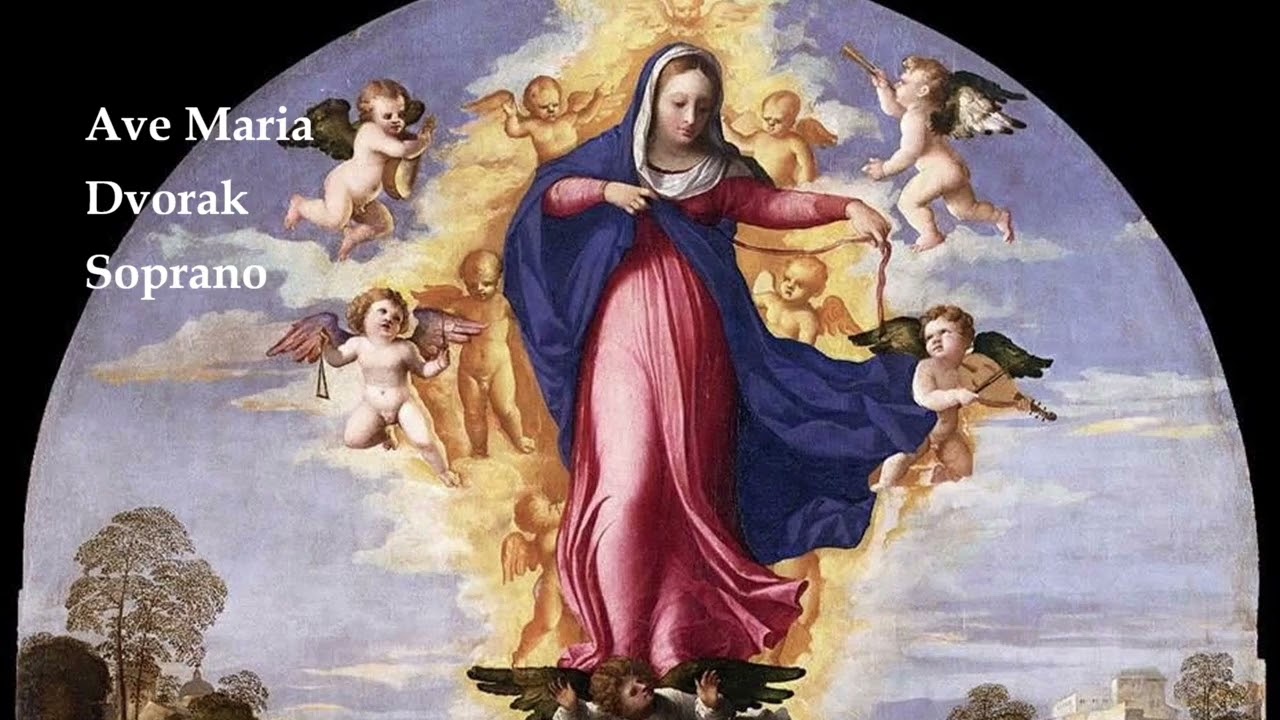 Ave Maria, Dvorak, Soprano, ObStr2- Pf, v4s