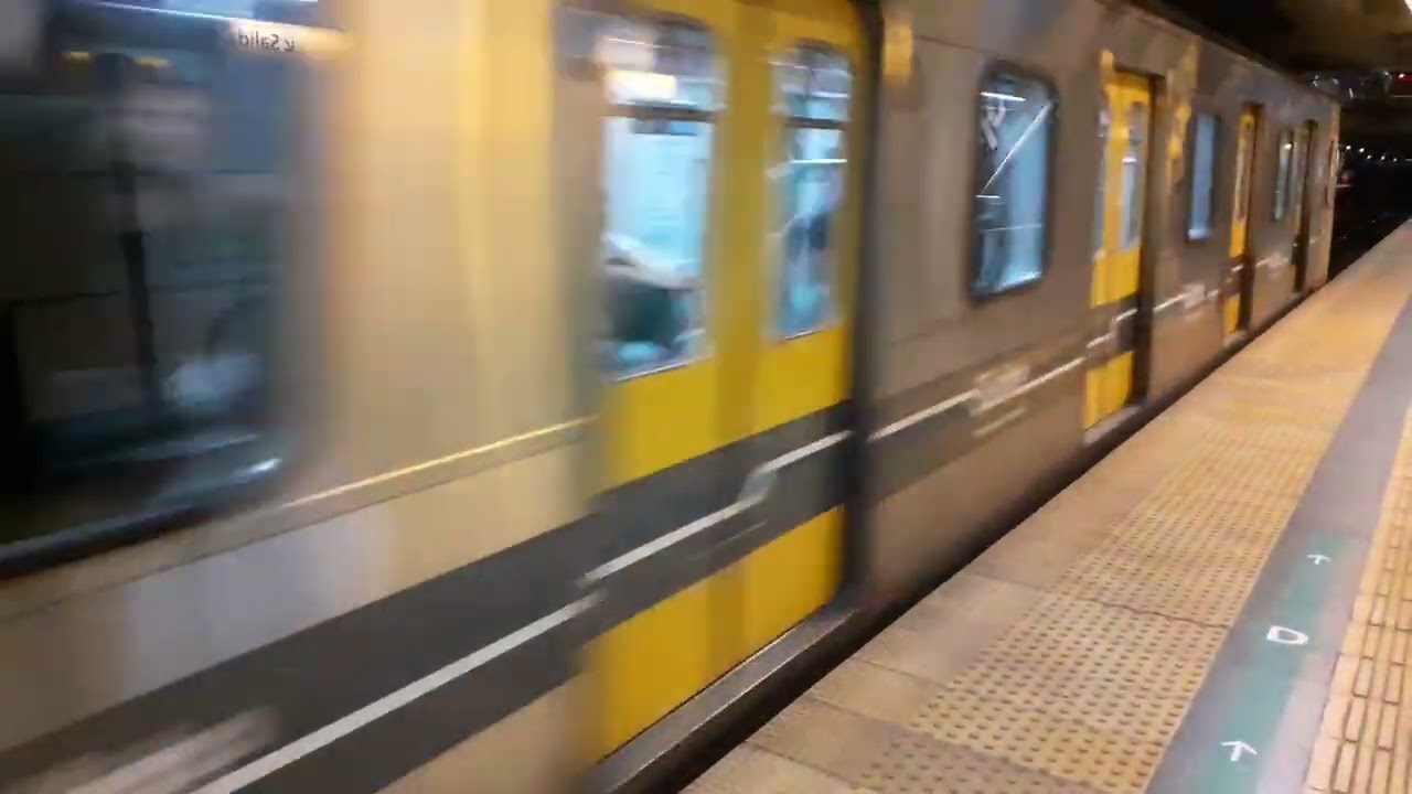 Subte Línea H - Nuevo ALSTOM 300 cabina 316 P partiendo de Est. Santa Fe!