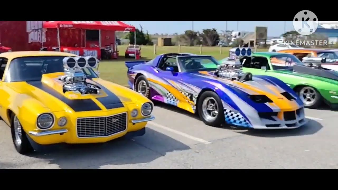 OBX Rod & Custom Festival 2024] BIG TIRE BONANZA!!! #carshow #prostreet #obx #nagshead #vintagecars