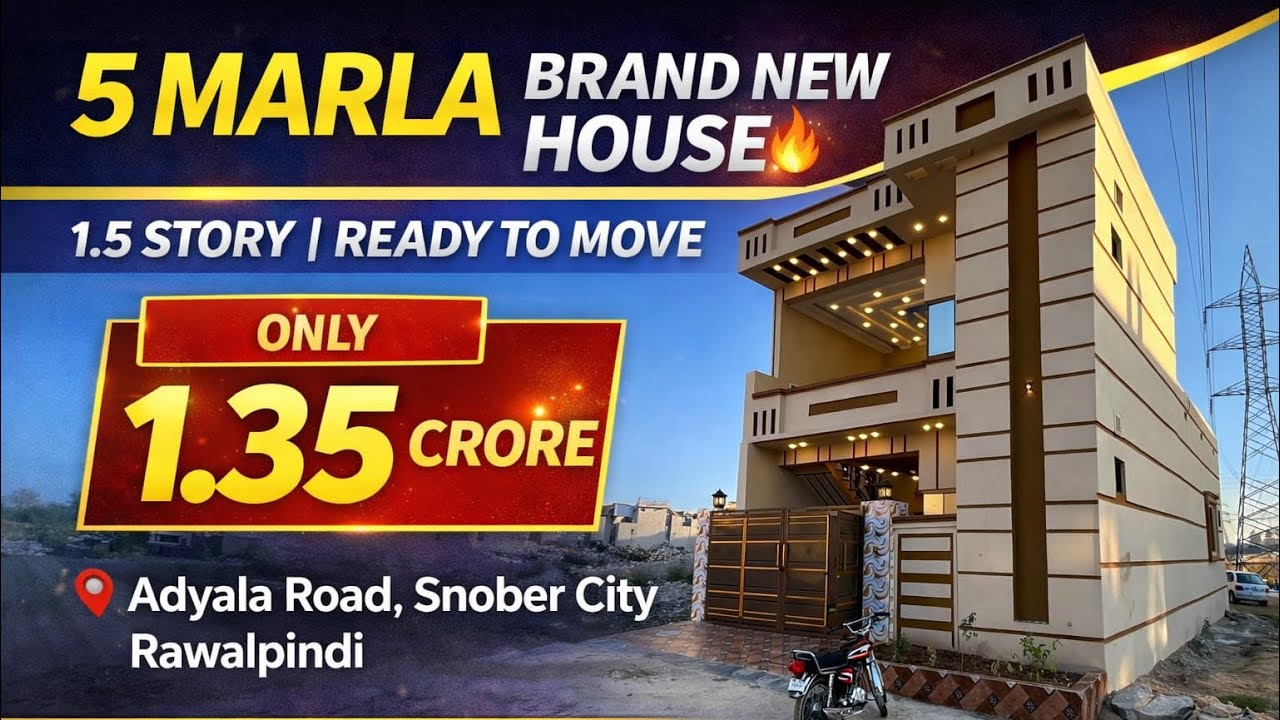 5 Marla single story House 