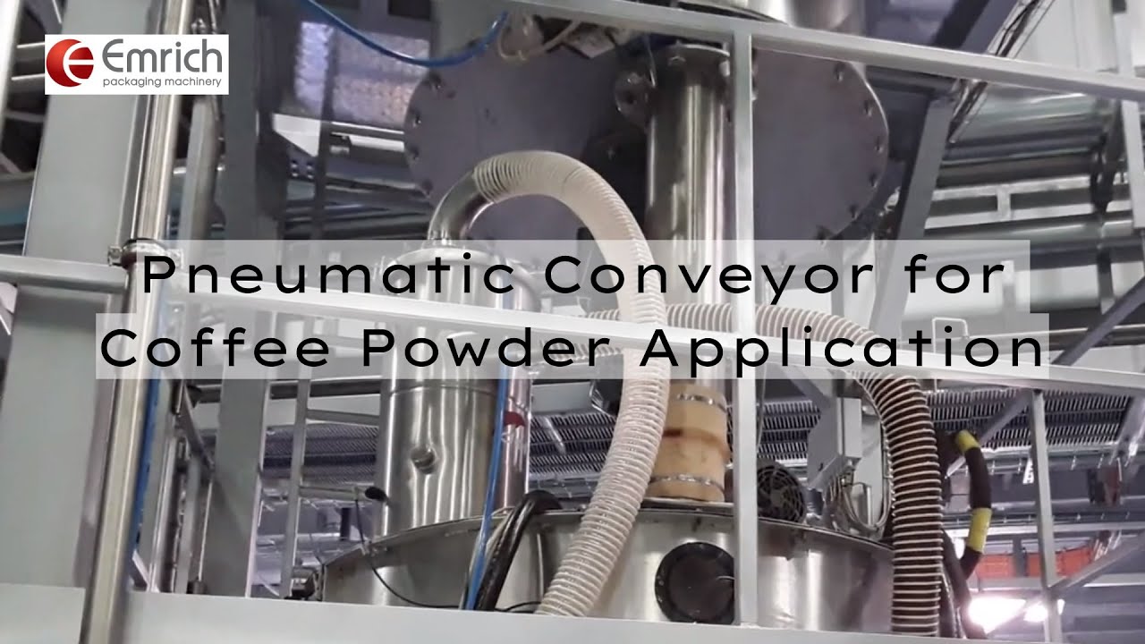 Emrich Packaging Machinery - Delfin Pneumatic Conveyor for Coffee Powder Application