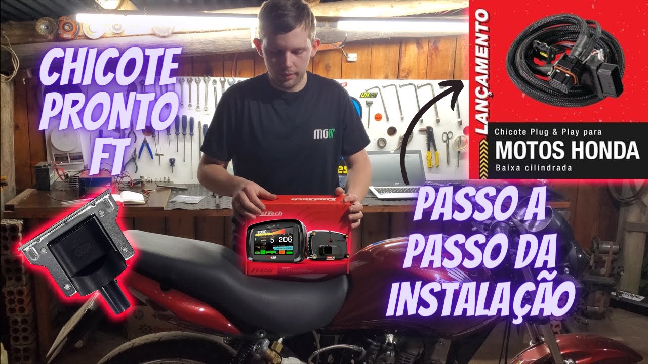 Como Instalar o Chicote Plug and Play FuelTech para Motos - Passo a passo.