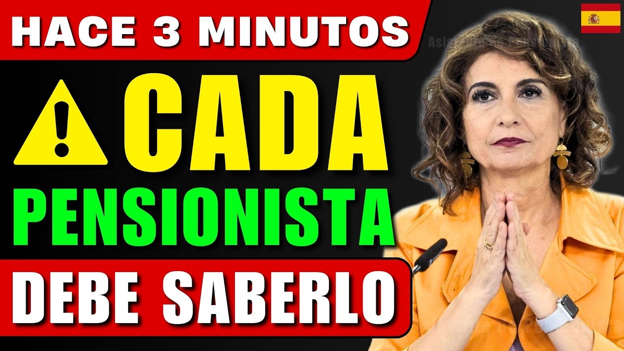 🚨 URGENTE: &iexcl;Cada PENSIONISTA debe saberlo! Complemento a la PENSI&Oacute;N en MARZO de 2026