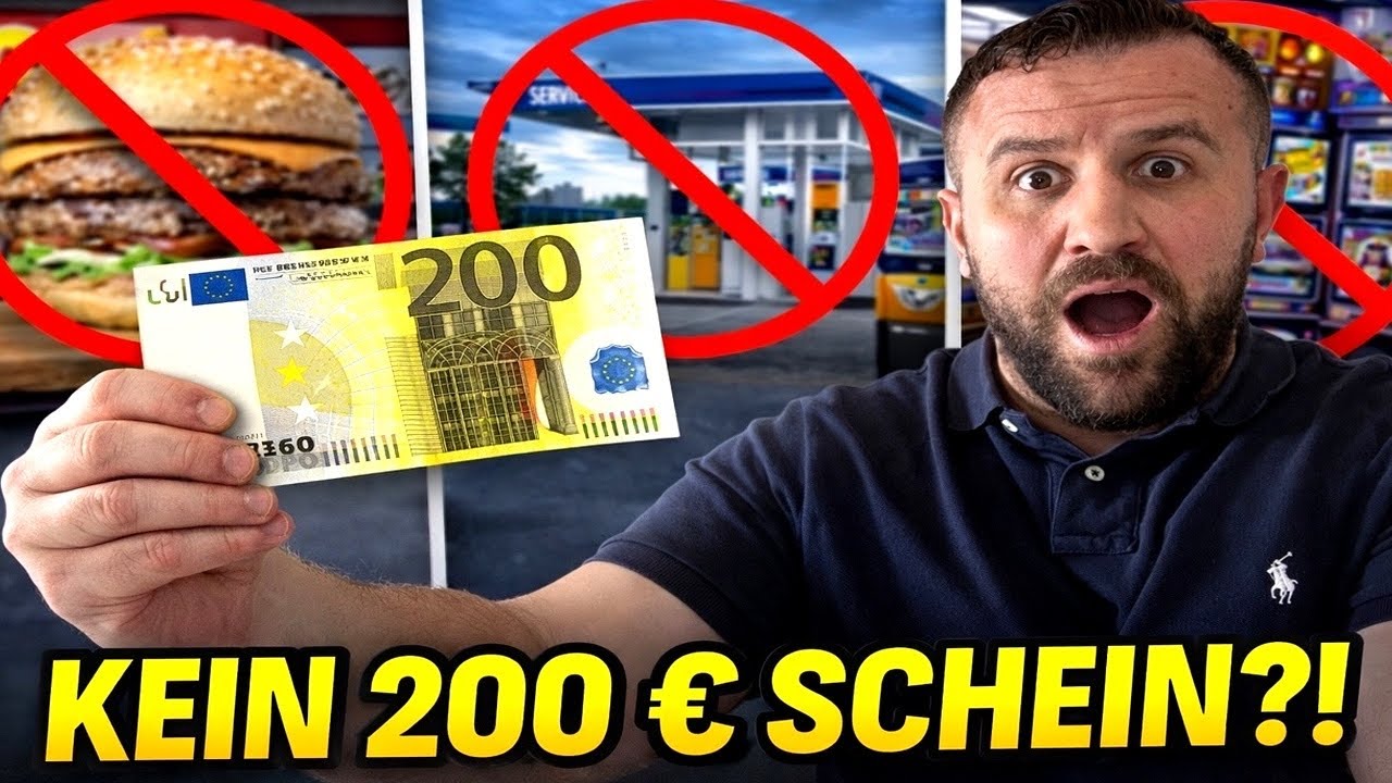 „200€ Schein abgelehnt – Warum Bargeld immer wichtiger wird“