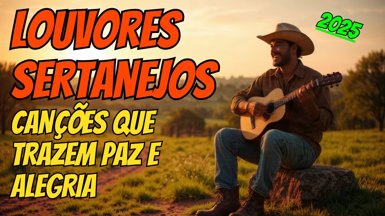 Louvores Sertanejos 2025 – Canções Que Trazem Paz e Alegria