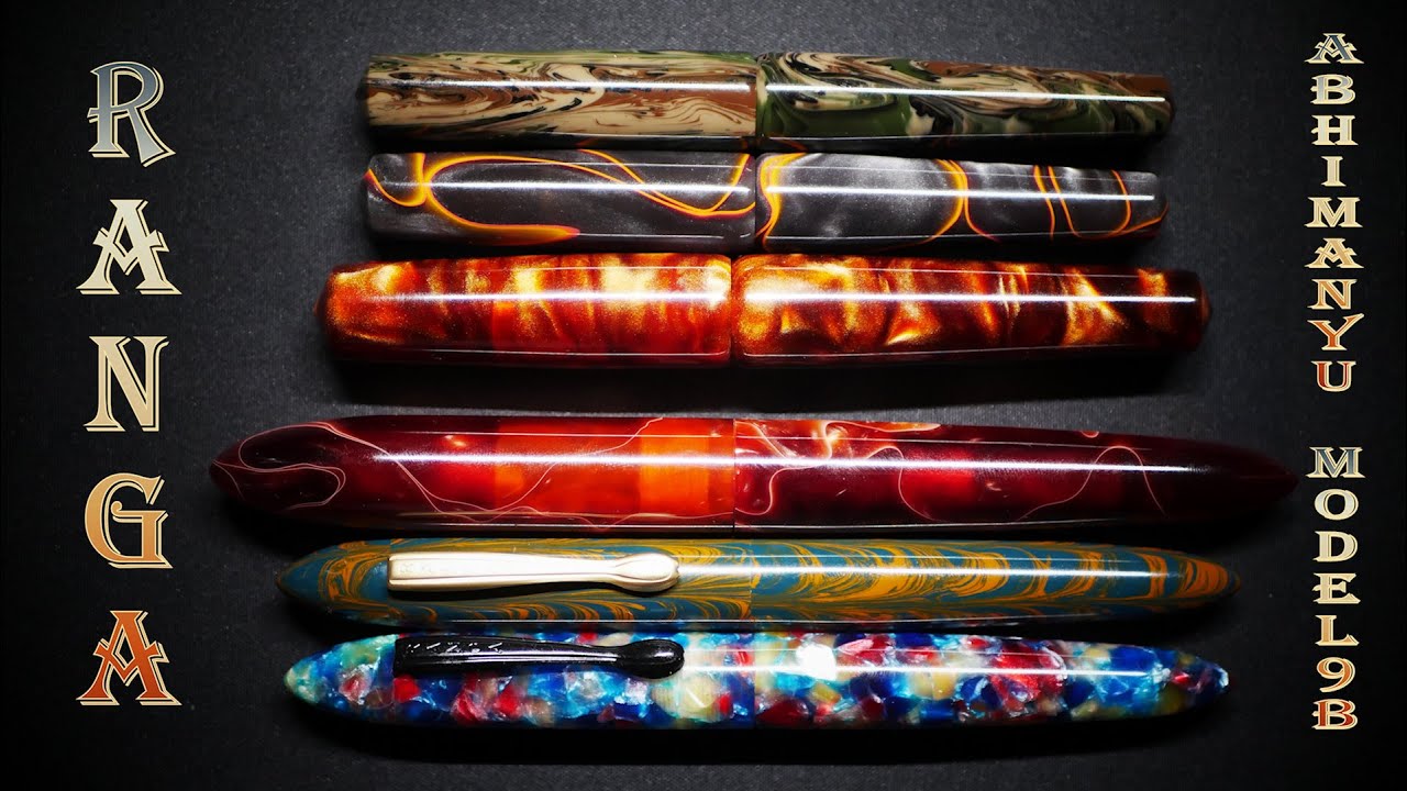 Stylos-plume Ranga, Abhimanyu et Model 9B : présentation, essai et avis