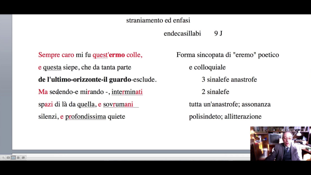 Leopardi: Infinito